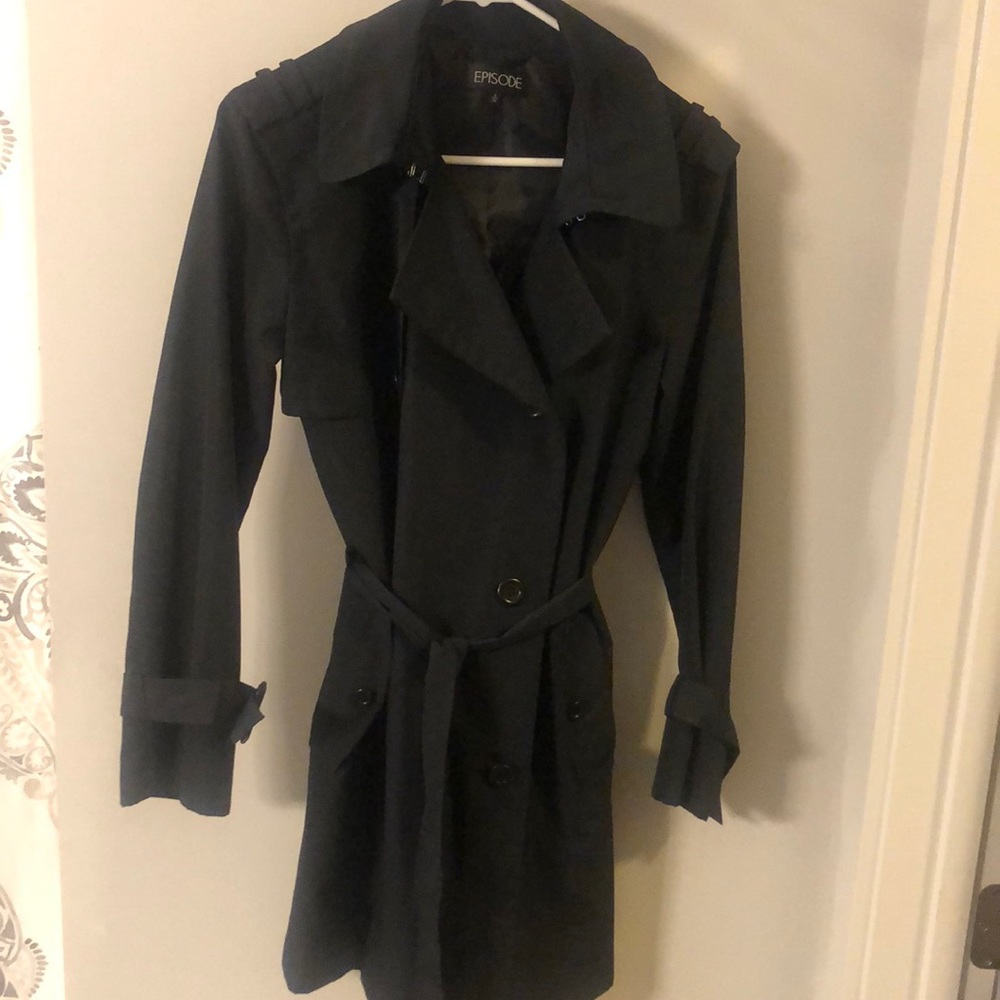 Episode black trench coat